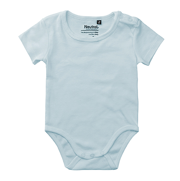 Fairtrade Baby Body Hellblau | 86