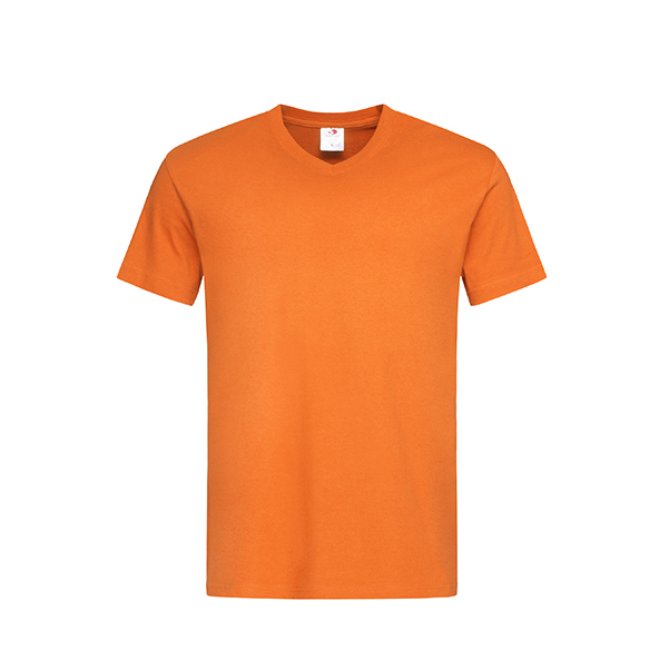 T-Shirt V Orange | XL