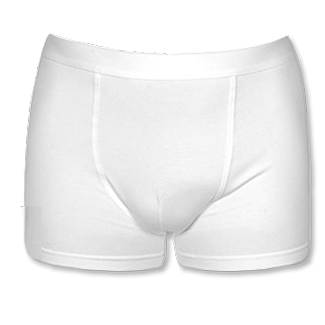 Herren Unterhose Weiß | XL